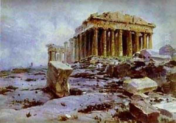The Parthenon Temple Of Athena Pallas - view 1