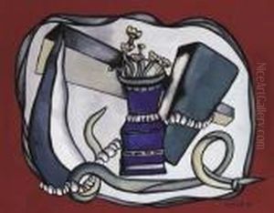 Le Vase Bleu by Fernand Leger