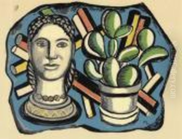 Woman With Cactus - view 1