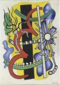 Composition Imaginaire by Fernand Leger