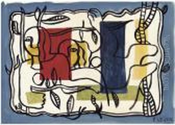 Projet Pour Une Composition Murale-1932 - view 1