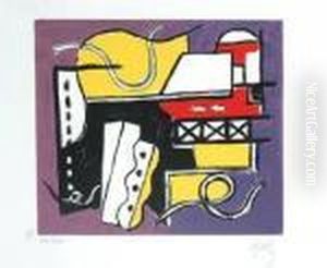 After Composition E Vi by Fernand Leger