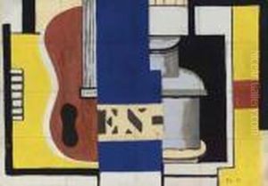Composition A L'encrier by Fernand Leger
