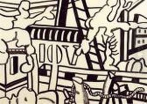 Paysage De Seine Et Oise by Fernand Leger