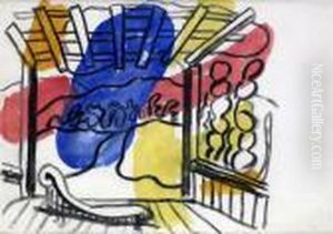 Projet Decor "bolivar", No. 3 by Fernand Leger