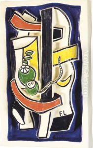 Nature Morte Aux Fruits Verts by Fernand Leger