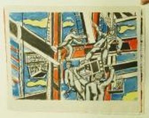 Composition Avec Bateau by Fernand Leger