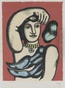 Marie L'acrobat (saphire 21) by Fernand Leger