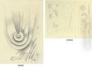 Tete De Comete Et Tronc D'arbre (recto); Trois Etudes Pour Un Paravent (verso) by Fernand Leger