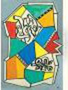 Maquette Projet Auditorium Opera, San Paolo by Fernand Leger