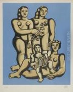 The Accordionist's Family by Fernand Leger
