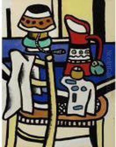 Nature Morte A La Lampe by Fernand Leger