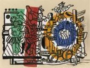 Etude Pour La Grande Parade by Fernand Leger