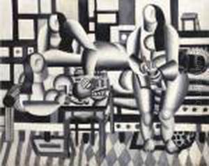 Equisse Pour Le Grand Dejeuner by Fernand Leger