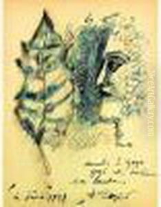 Portrait De Femme by Fernand Leger