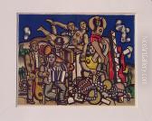 Acrobates Et Musicien - view 1