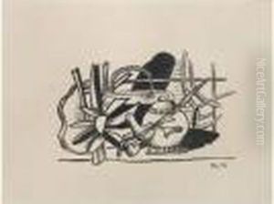 Nature Morte A La Theiere by Fernand Leger