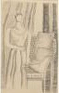 Etude Pour Le Portrait De Mme Chester Dale by Fernand Leger
