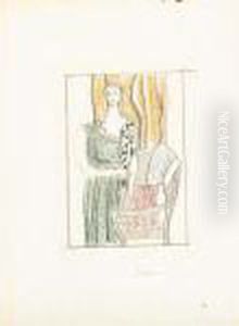 Etude Pour Le Portrait De Madame Chester Dale by Fernand Leger
