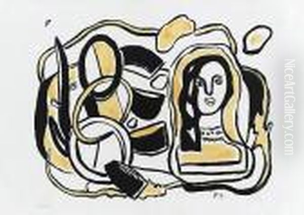 Composition Noir Et Jaune - view 1