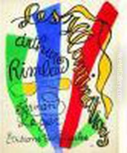 Projet De Couverture Pour Les
Illuminations De Rimbaud, Editions Des Gaules, Vers 1948-1949 by Fernand Leger