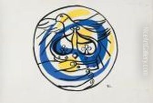 Composition Circulaire - Oiseau Avec Couronne C. by Fernand Leger