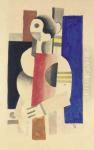 Femme Debout Vue De Profil by Fernand Leger