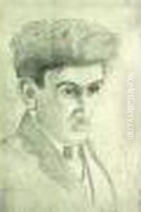 Etude Pour Un Portrait (jean Epstein) by Fernand Leger