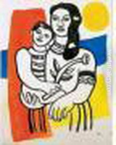 Femme Et Enfant by Fernand Leger