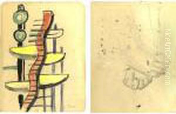 Composition: A Double-sided Drawing - view 1
