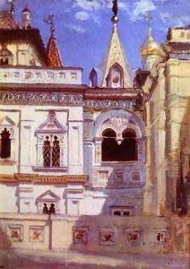 The Teremny Palace 1877 by Vasily Polenov