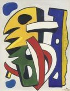 Composition I by Fernand Leger