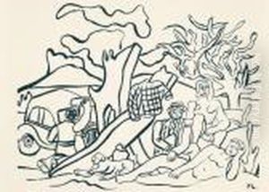 La Partie De Campagne by Fernand Leger