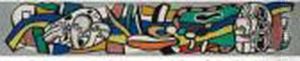 Etude Pour 'la Mosaique Monumentale Du Musee De Biot' by Fernand Leger