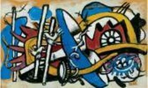 Les Oiseaux Sur L'echelle by Fernand Leger