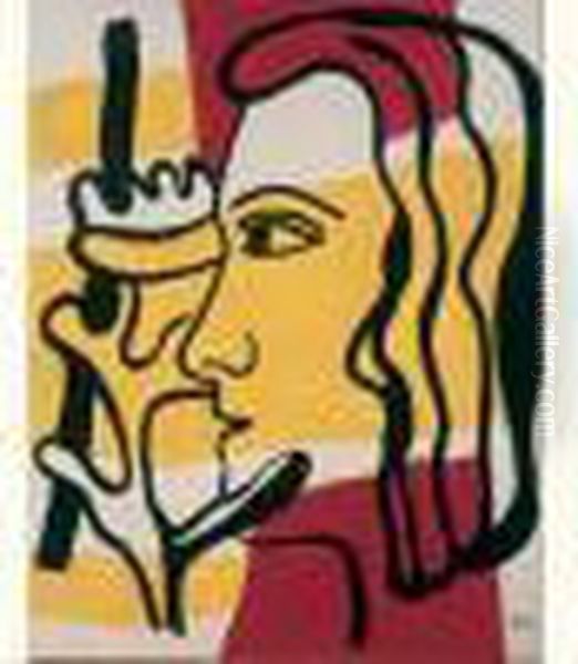 Femme A La Rose - view 1