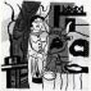 La Fermiere Et La Vache by Fernand Leger