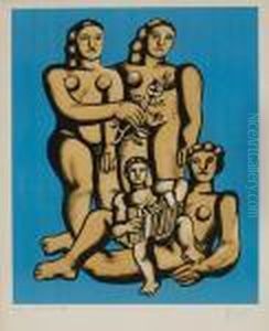 The Accordionist's Family by Fernand Leger