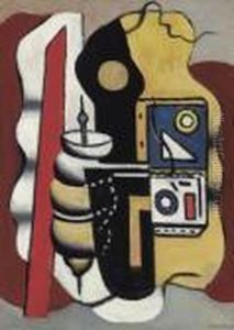 Composition A La Toupie by Fernand Leger