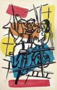 Les Acrobates by Fernand Leger
