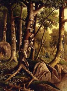 Birch Trees by Levi Wells Prentice