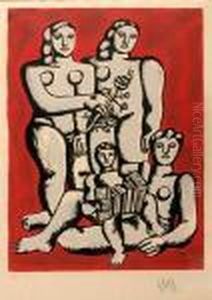 Nus Et L'enfant A L'accordeon by Fernand Leger