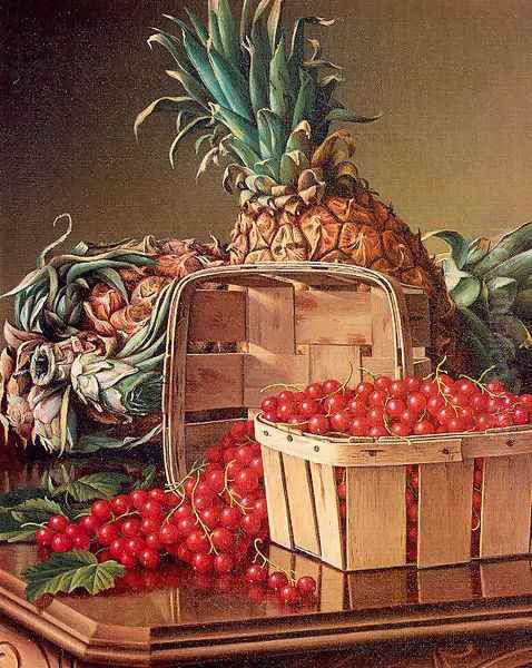 Still Life with Pineapple and Basket of Currants 1892 - view 1