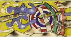 L'avion Dans Les Nuages by Fernand Leger