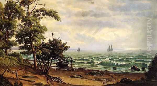 Clearing off the Coast of Maine - view 1
