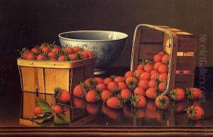 Strawberries with Porcelain Bowl by Levi Wells Prentice