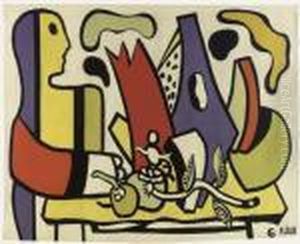 L'homme A La Pasteque by Fernand Leger
