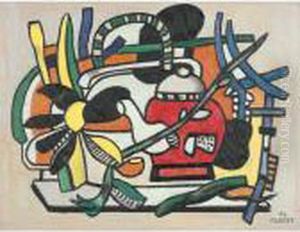 La Theiere Rouge by Fernand Leger