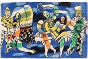 Cirque (saphire 44-106) by Fernand Leger