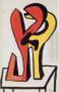 "etude Pour Une Sculpture" by Fernand Leger